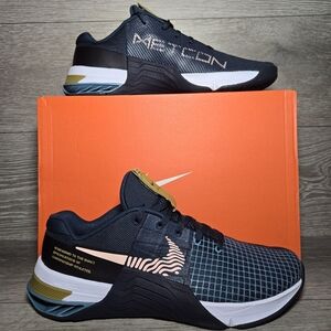 Nike Metcon 8 Armory Navy Obsidian Cerulean Orange DO9328-401 NEW Mens Size 10.5
